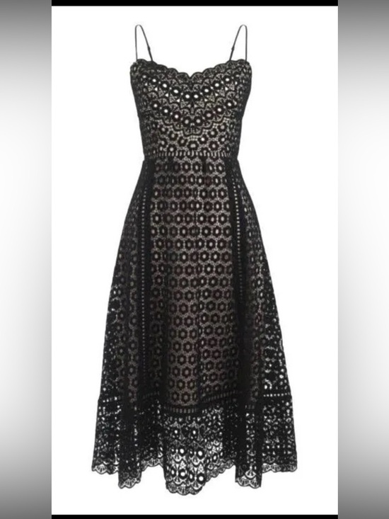 J. Crew Dresses & Skirts - J. Crew Black Daisy Lace Fit-and-Flare Dress